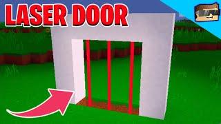 How to Make a Working LASER DOOR in MULTICRAFT!