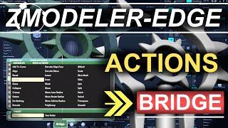 ZBrush - ZModeler Edge(Actions) - "Bridge"