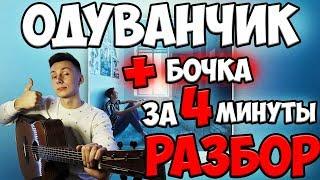 Как играть одуванчик БЕЗ БАРРЭ? Разбор + БОЧКА!