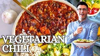 Easy Vegetarian Chili - 21grams Protein per Serving!