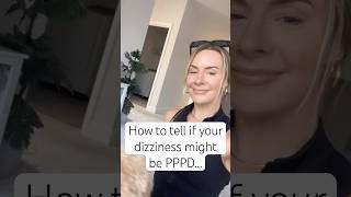 How to tell if your dizziness might be PPPD… #dizzy #dizziness #vestibular #vertigo