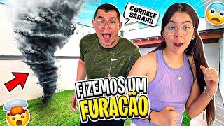 FIZEMOS UM FURAÇÃO DENTRO DE CASA?! Família Araújo