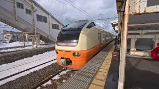 Train from Kisakata, Akita to Niigata・4K HDR