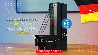 Aluminium Fenster und Türprofil MB-79N Aluprof - omnicorp.com.de