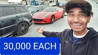 WE BOUGHT 31 ABANDONED SUPERCARS IN DUBAI!! (FERARRI'S,PORSCHE, G63S, RANGE ROVERS)