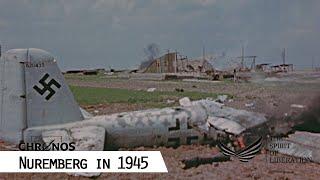 Nuremberg Airport in the days after having been taken by the U.S. Army, April 1945