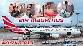 AIR MAURITIUS Kereeen! MK647 KualaLumpur to Singapore with Airbus A330-202