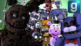 Gmod FNAF | Review | Brand New Stylized Springtrap, Help Wanted Ragdolls, And More!