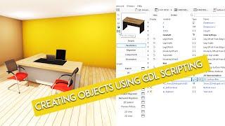 Making ArchiCAD Objects Using GDL Scripting - Part 1 || Making Office Desk