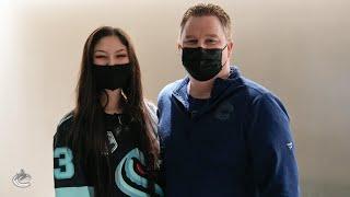 Canucks Trainer has Life Saved by Fan in Seattle - the Story of Brian "Red" Hamilton and Nadia