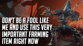 DON'T BE STUPID LIKE ME AND USE THIS NOW SO YOU CAN FARM SUPER FAST | WARFRAME 2022