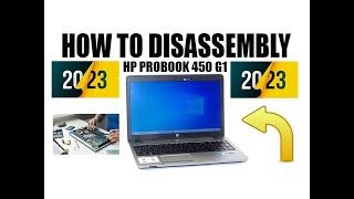 HP ProBook 450 G1 ( 455 G1 ) Disassembly / Fan Cleaning / Change Thermal Paste.