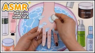 [paperdiy] Relaxing ASMR Hand SPA & Nail Art for Sleep  숙면을 위한 편안한 손 마사지와 네일아트 No music 종이놀이