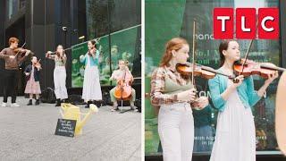 Busking In the City as A Family | Big Family, Big City | TLC