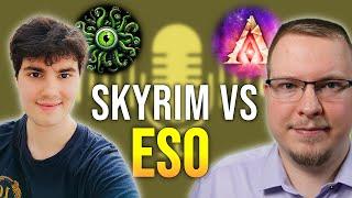 Mit @Amemos über Elder Scrolls Online vs Skryim Spieler 