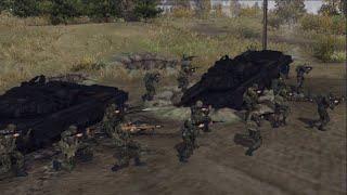 UKRAINIAN AND RUSSIAN FORCES FIGHT  (Men of War-Assault Squad 2)