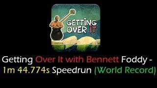 Getting Over It with Bennett Foddy - Speedrun (World Record) From Lumonen - Er' Gaming Zone