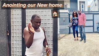 USA To Nigeria  TRAVEL | PRAYING OVER OUR NEW HOUSE | VLOG