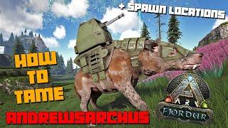 ARK: Fjordur | How To Tame ANDREWSARCHUS & BEST Spawn Locations!