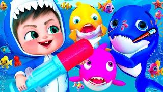 𝑵𝑬𝑾 No, No, Dr Baby Shark , Baby Shark Doctor ‍️Wheels on the Bus - #nurseryrhymes  #babyshark