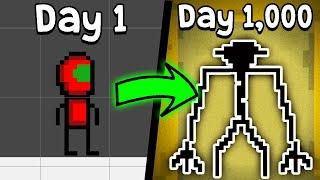 Day 1 vs. Day 1,000 of Game Dev