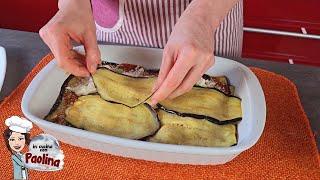 EGGPLANT PARMIGIANA. Recipe for real aubergine parmigiana. How to make parmesan