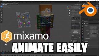 How To Animate Minecraft Characters Easily #blender3d