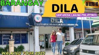 [4K] WALKING TOUR 2025 || BARANGAY DILA,SANTAROSA,LAGUNA 