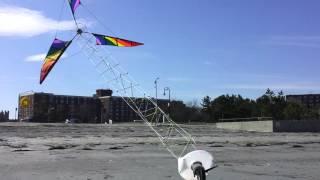 Proof of concept for an Airborne Wind Energy System based on an Open Tensegrity Shaft (OTS)