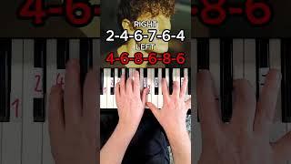 Golden Hour Piano Tutorial #shorts