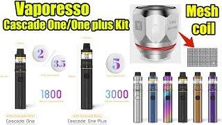 Vaporesso Cascade One / One Plus Vape Kit | GT Mesh Coil | 2A quick charge | Elegomall.com