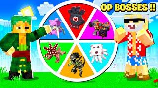 The Roulette of OP BOSSES in Minecraft 