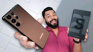 Samsung Galaxy S21 Ultra 5G Unboxing & First Impressions  The Ultra Flagship Of 2021