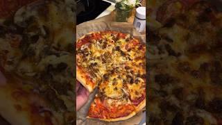 Spicy beef pizza  cook with me #asmr #food #dinner #pizza #beefpizza #cookwithme