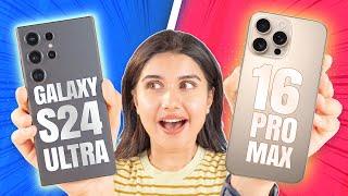 iPhone 16 Pro Max Vs Galaxy S24 Ultra- The Only Comparison You Need to Watch!