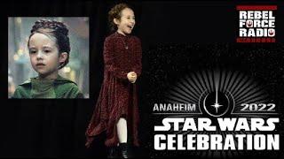 Young Leia: Vivien Lyra Blair's First STAR WARS Public Appearance