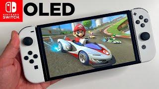 Mario Kart 8 Deluxe on Nintendo Switch OLED Gameplay