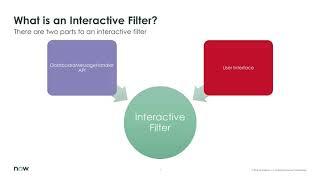 Custom Interactive Filters - Aug. 8, 2019 Performance Analytics & Reporting Office Hours