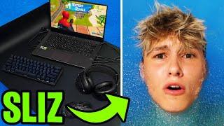 Postavil Jsem PC Setup Ve Slizu A Hrál Jsem Na Něm Fortnite!