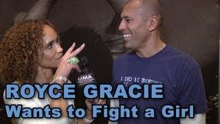 Royce Gracie Talks UFC 156, Challenges Karyn Bryant To A Fight