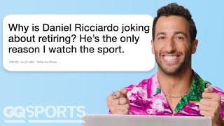 F1 Driver Daniel Ricciardo Replies to Fans on the Internet | Actually Me | GQ Sports