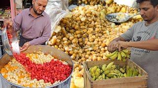 Creamy Dahi Bhalla Fruit Chaat | People are Crazy for Special Fruit Chaat | Bhalla Fruits Salad