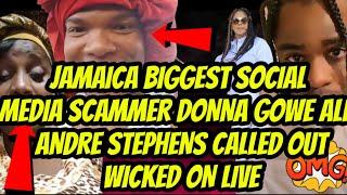 RUN COME! JAMAICA BIGGEST SOCIAL MEDIA SC@MMER DONNA GOWE & EX DRIVER CLAUDIA HOLDING D!SGR@CE CONT.
