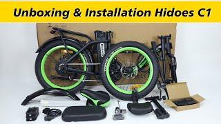 Unboxing Hidoes C1 Foldable E-bike with 48V 13AH Removable Battery Motor (EU/UK Version)