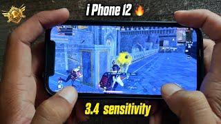 New 3.4 update sensitivity setings pubg mobile iPhone 12 pubg Sensitivity settings Ios 17.6.1 update