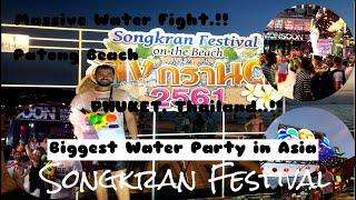 SONGKRAN FESTIVAL EXPERIENCE || Phuket Thailand || Biggest Water Party || Patong Beach || EgyPino