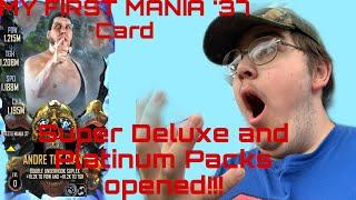 ANDRE MANIA ‘37 CARD?!!???! Platinum And Super Deluxe Pack Openings! WWE SUPERCARD S7!!!