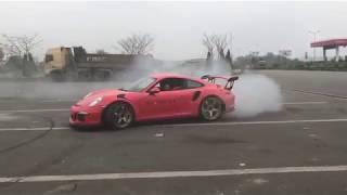 Car and Passion 2018 - Mr Cường đô la drift siêu xe Porsche GT3 RS