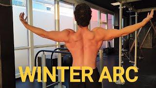 Winter Arc: Back & Biceps Workout + Physique Reveal | ASMR Gym Training