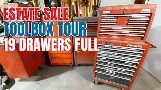 I Spent TOO MUCH on This Estate Sale Toolbox Tour